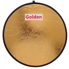 30/60/80cm 2-in-1 Round Photography Reflector Portable Collapsible with Bag