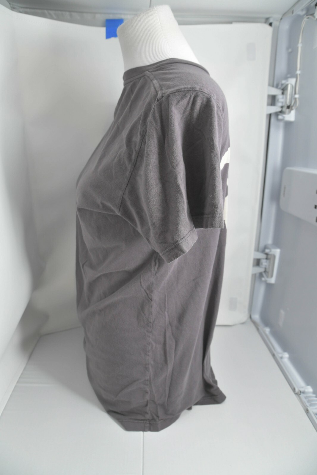 True Religion T-Shirt Top Short Sleeve Logo Men's Size Medium M Gray Cotton thumbnail 6