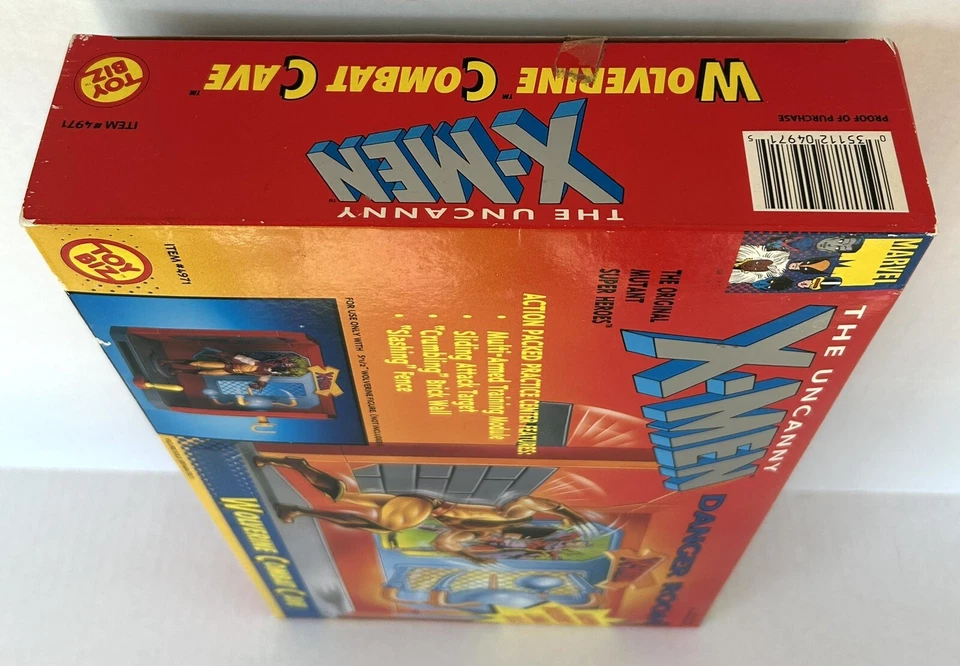 Marvel X-Men Wolverine Combat Cave Danger Room Juego De Colección 1991 Toy Biz Foto 3 de 4
