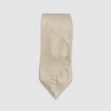 Stefano Ricci Men's White Solid Self-Tie Neck Tie 60x3.5
