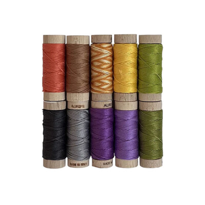 Aurifil Thread - Trick or Treat Collection 10 SMALL SPOOLS COTTON 6-STRAND FLOSS