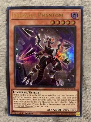 Yugioh x1 Firewall Phantom MP24-EN185 1st Ed Ultra Rare (Near Mint!)