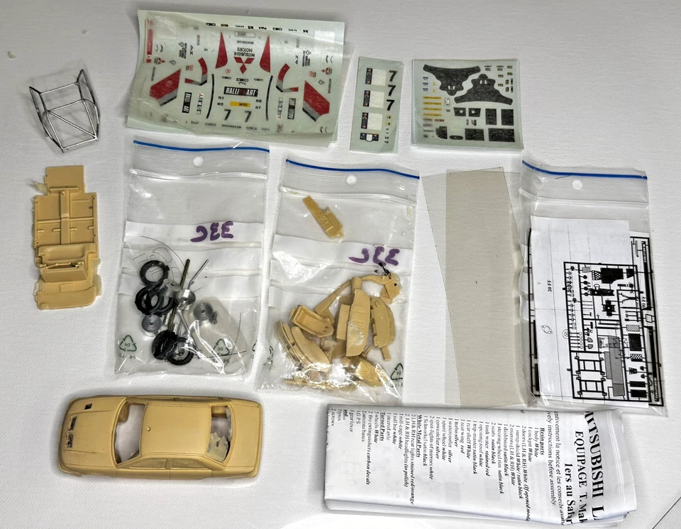 Mitsubishi Lancer Evo III 1° Safari Rallye 1996 1/43 Renaissance Integral 033c - Immagine 2 di 3