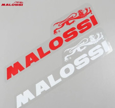 MALOSSI KIT COPPIA ADESIVI RACING BIANCO ROSSO