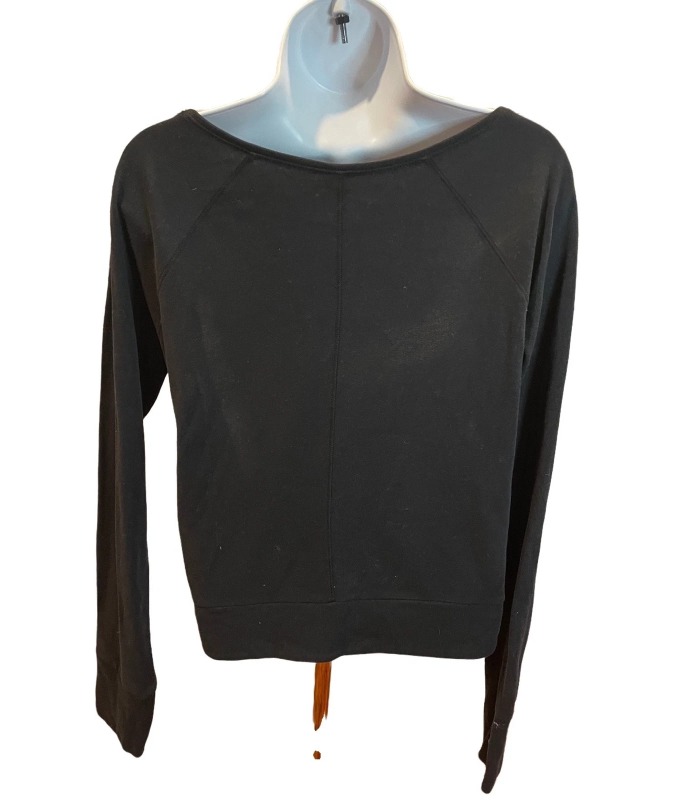 sweaty-betty cropped long sleeve pullover shirt