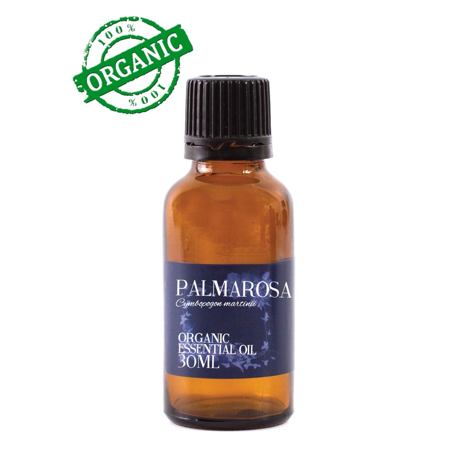 Mystic Moments Palmarosa Organic Essential Oil - 100% Pure - 30ml (OC30PALM)