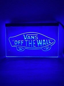 vans neon blue