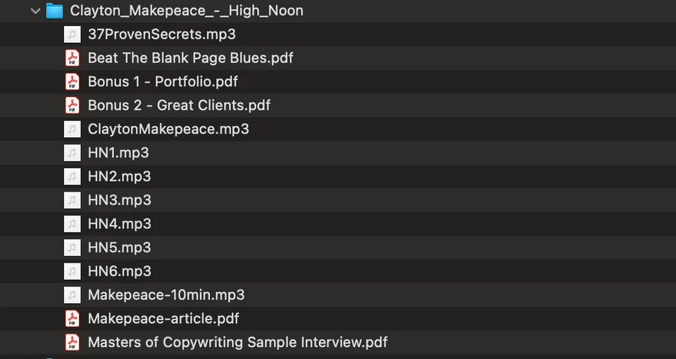 Clayton Makepeace Copywriting Courses! This is the Makepeace VAULT!! OOP/OOC - Image 3 of 4
