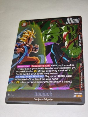Boujack FB10-092 SR Dragon Ball Super Fusion World Cross Force Englisch NM
