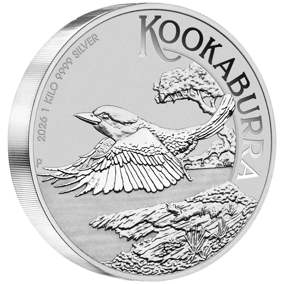 Silbermünze 1kg Kookaburra 2026 - Australien - Anlagemünze - ST - Bild 1 von 3