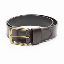 Polo Ralph Lauren Men Leather Belt Brown Size 34