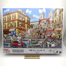 Jigsaw Puzzle Peanuts Snoopy in Rome 1000 pieces Epoch 12-702s New