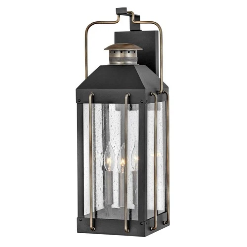 Hinkley Lighting - Three Light Outdoor Lantern - Outdoor - Fitzgerald - Three - Picture 1 of 4