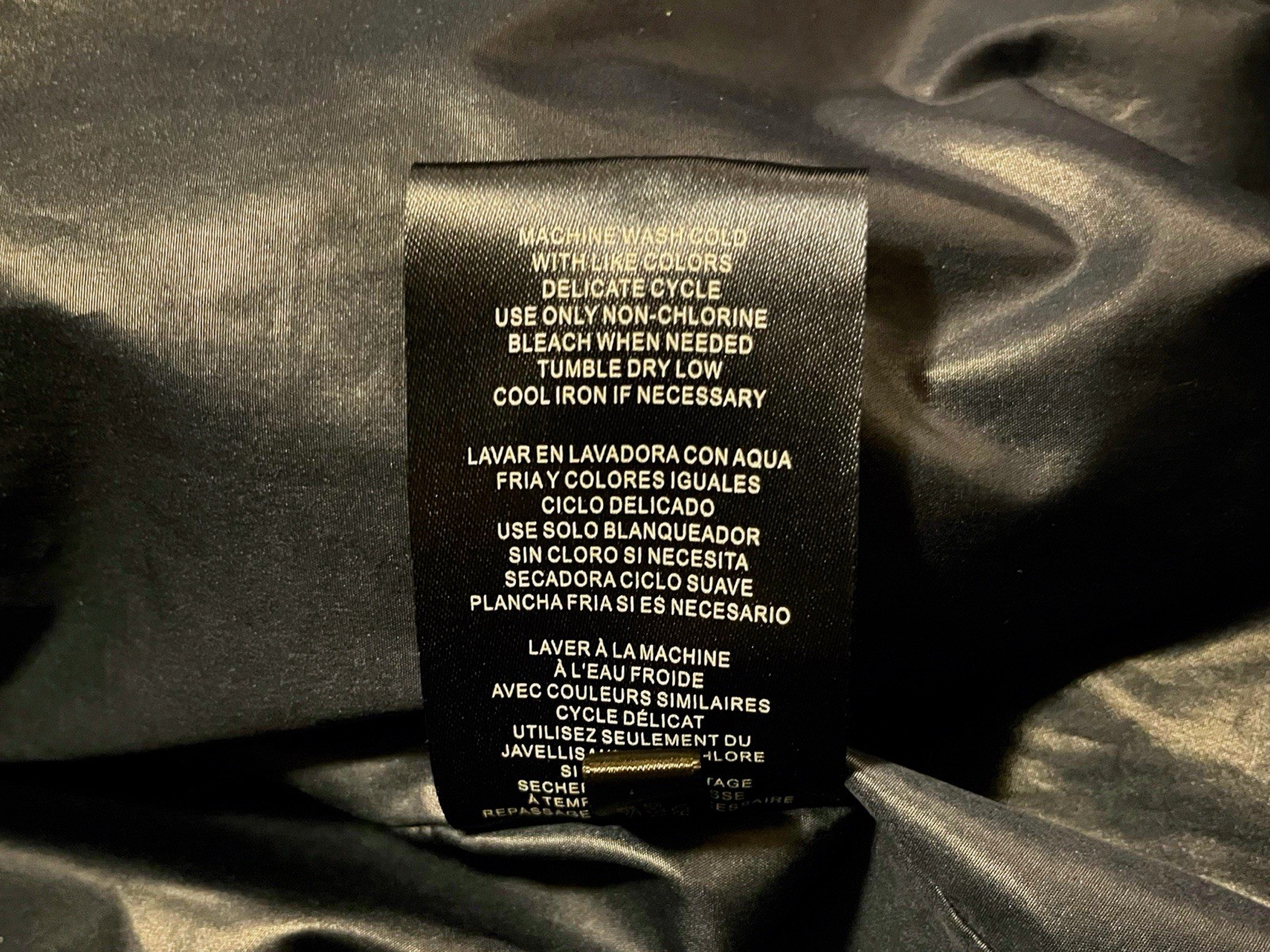 Tommy Hilfiger Men's Hooded Puffer Jacket Royal Blue Zip Quilted Nylon Large thumbnail 9