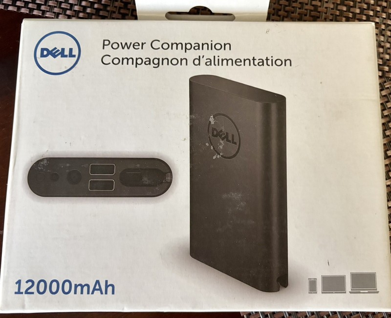 Dell PW7015M Power Companion 12000mAh 43Wh Notebook Power Bank PW7015M X1F87