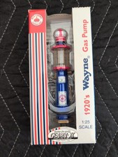 Wayne Gas Pump Replica 1920s Gearbox 1/25 Scale. Red Crown Gasoline, New In Box!