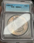 MS65+ Lighly Toned 1881-S Silver Morgan Dollar ICG MS65+