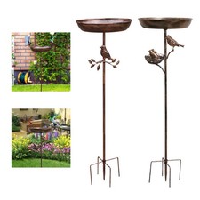 Bath Bowl,Bird Feeder Tray,Feeding Station with 5 Pronged Base Decorative Bowl