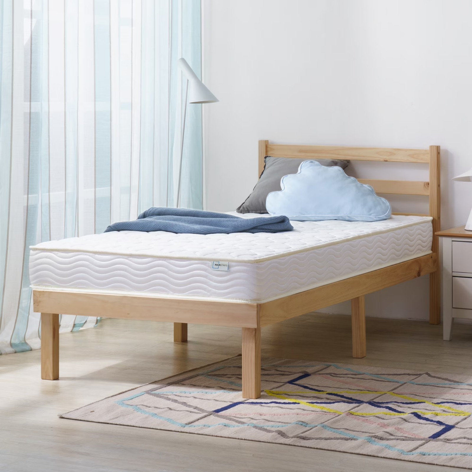 Mainstays 6" Innerspring Tight Top Mattress with Gel Foam, Twin