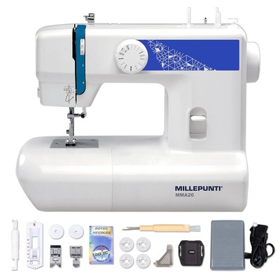 MMA20 First Time Sewing Machine, 13 Stitches for Starters & Seniors, 3 Feet, ...