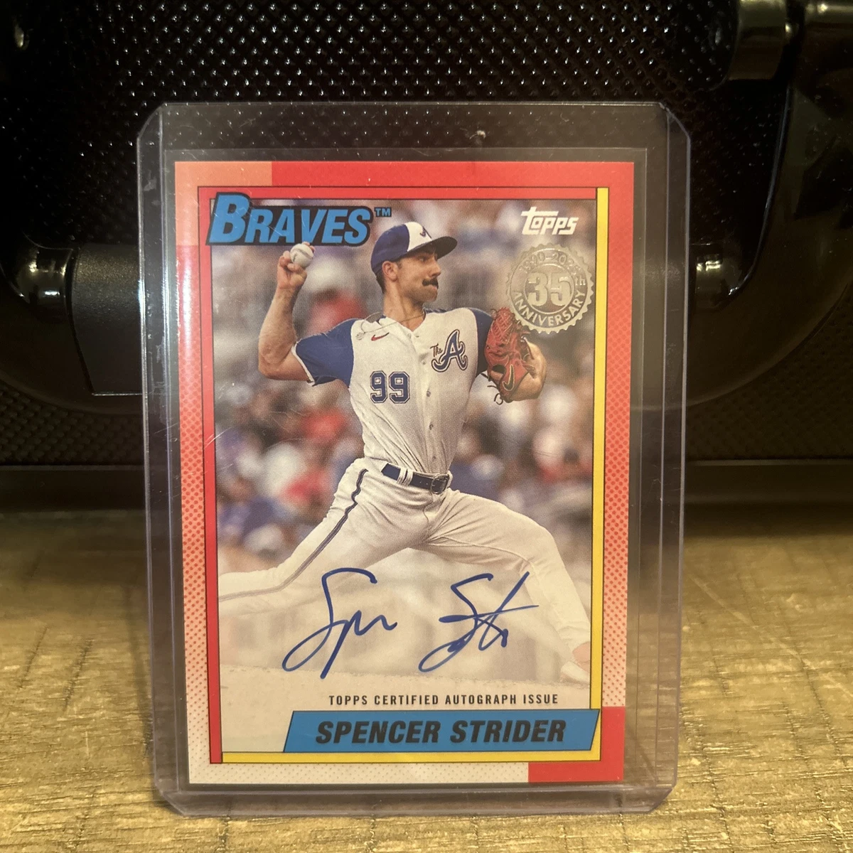 2025 Topps Series 1 - Spencer Strider #90AU-SST for sale | eBay