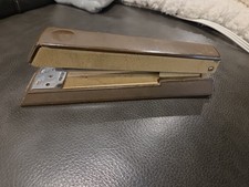 Vintage Bostitch Brown Desk Stapler Model B III - Brown Vintage Office Supply