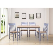 Big Furniture Warehouse Kent Natural Oak & Grey 6 Seater Dining Table RRP £269