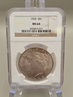 1925 Peace Silver Dollar $1 - NGC MS64