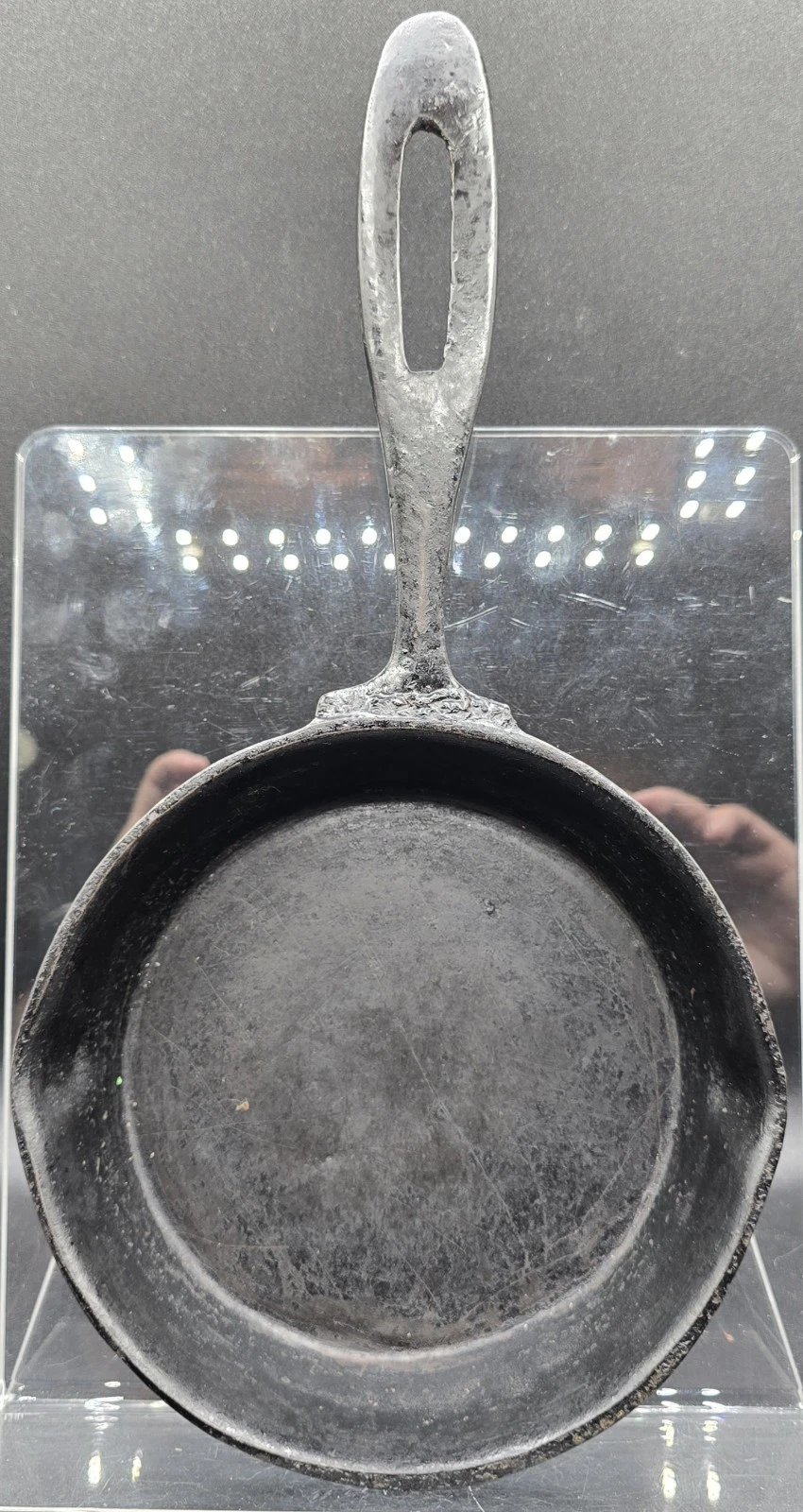 Antique Early Gate Mark Gatemark Cast Iron Skillet 1800's Fancy Handle Frontier
Opens in a new windo
