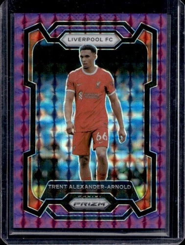 2023-24 Panini Prizm Premier League Trent Alexander-Arnold Purple Mosaic #/140