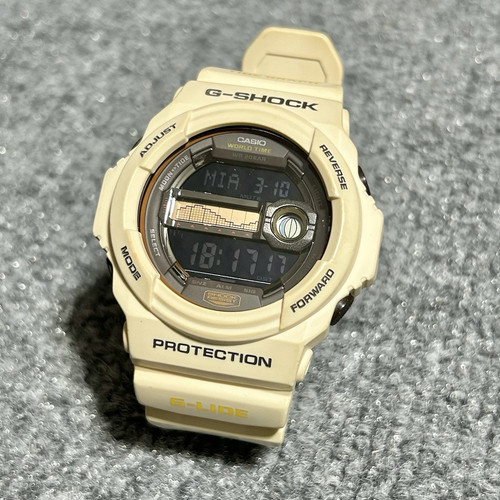 Casio G-Shock G-Lide Off White Tide Graph Digital Watch GLX-150 3295 Surfer Y2K