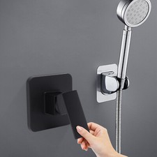 Shower Tap Control Valve Brass Handle Bathroom Hot/Cold Mixer Faucet Wall Mount