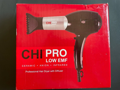 CHI GF1505 PRO LOW EMF Professional Hair Dryer with Diffuser