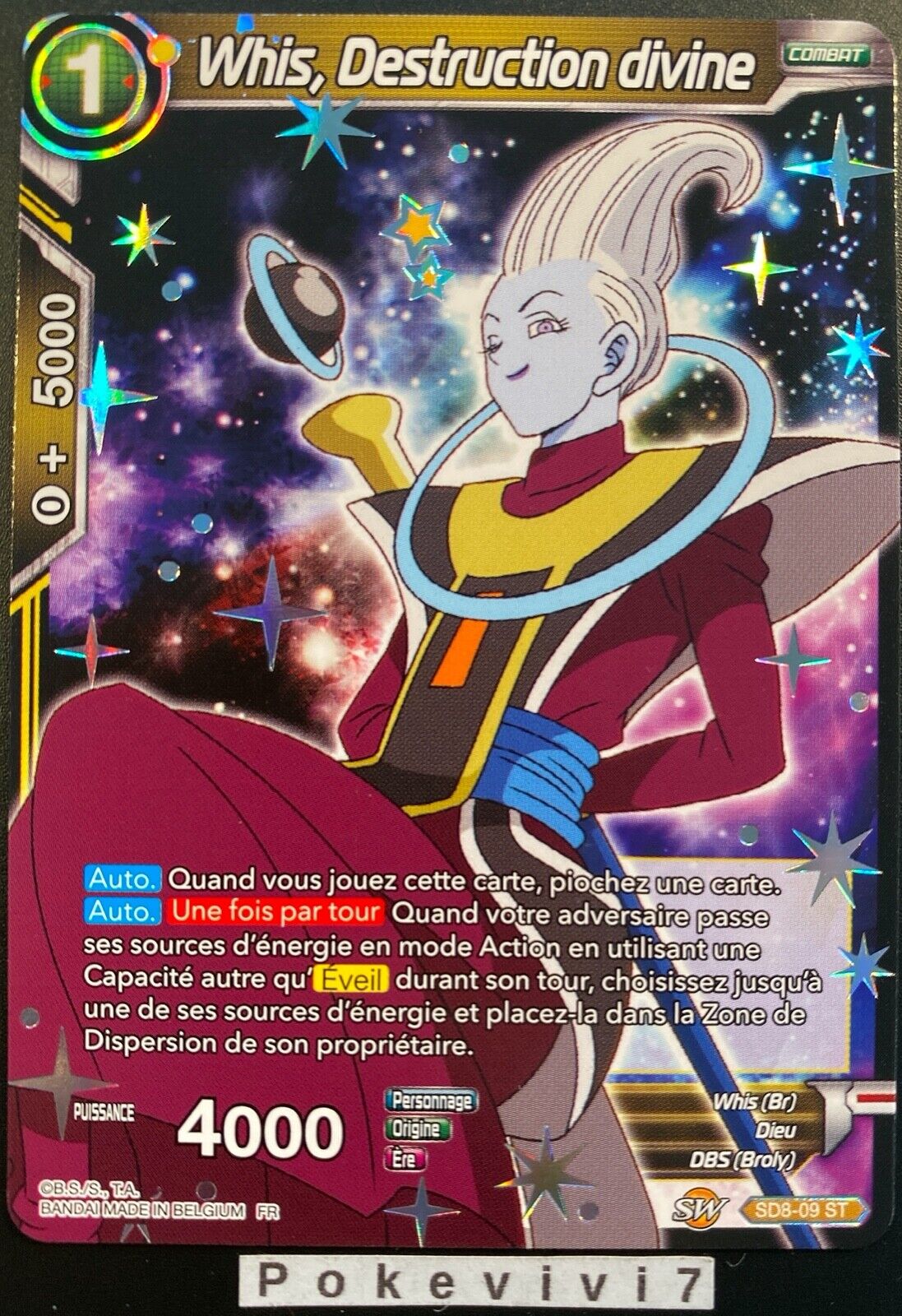 Carte Dragon Ball Super OOB, SYMBOLE DE L'ESPOIR P-121 PR DBZ FR NEUF 