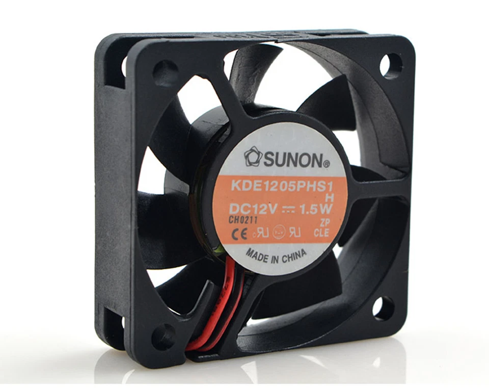 New SUNON Cooling Fan 5CM 12V 1.5W KD1205PHB1 5015 50x50x15mm 2"x2"x0.6" - Image 2 of 3
