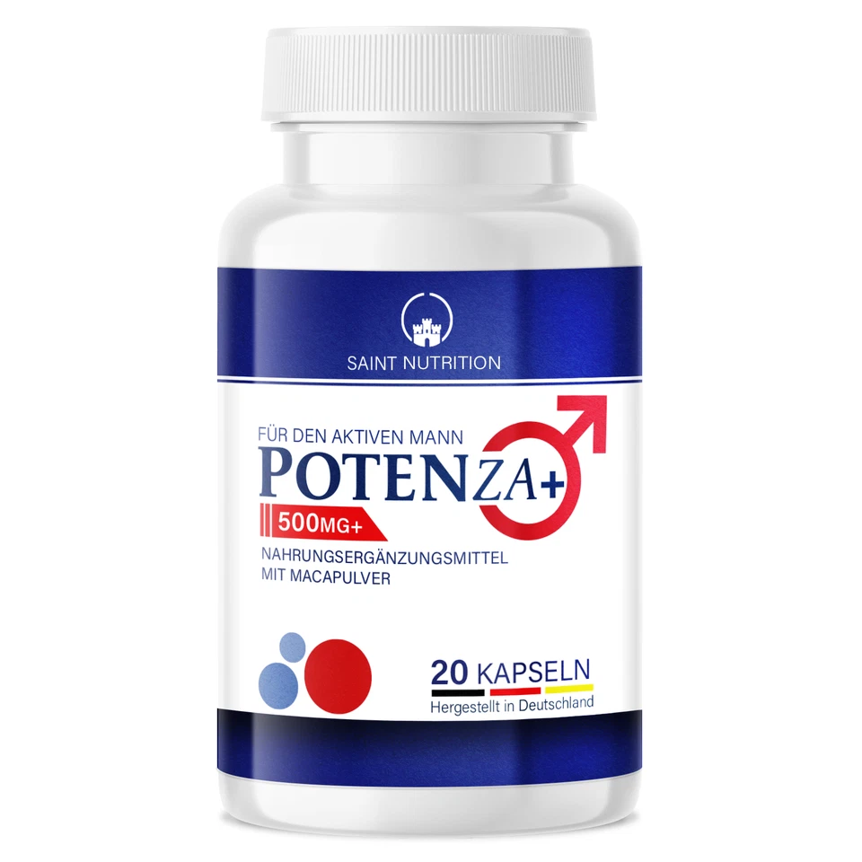 SAINT NUTRITION Potenza® die Extra starke Sex Kapsel Mittel für maximale Potenz Hochdosiert 1A *
