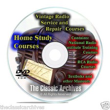 Antique Radio Servicemans Repair Home Study C...