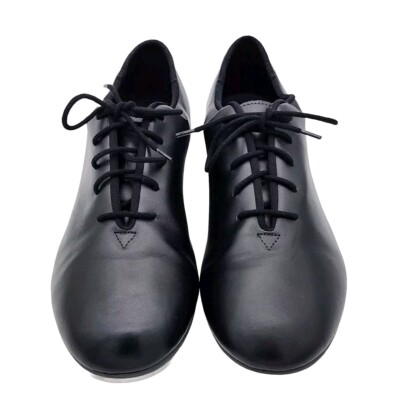 SO DANCA Tap Shoes Black Oxford Low Heel Vegan Leather Unisex Adult Size M  11 L