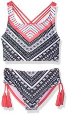 Jantzen Girls Darling Elephant Print Swimset Multi Size 4