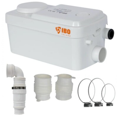 Saniflo Alternative Zerkleinerer Pumpe Ablauf Waschbecken Bad Dusche Sanitärbecken Sanibo