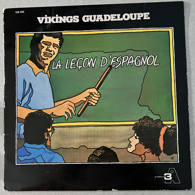 Vikings Guadeloupe   La Leçon D'Espagnol LP 1981 Martinique Import Zouk