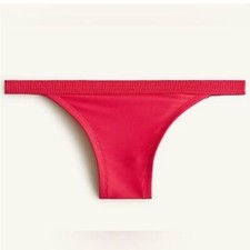 NWT J. Crew Ribbed-trim Hipster Full-coverage Bikini Bottom Size Large