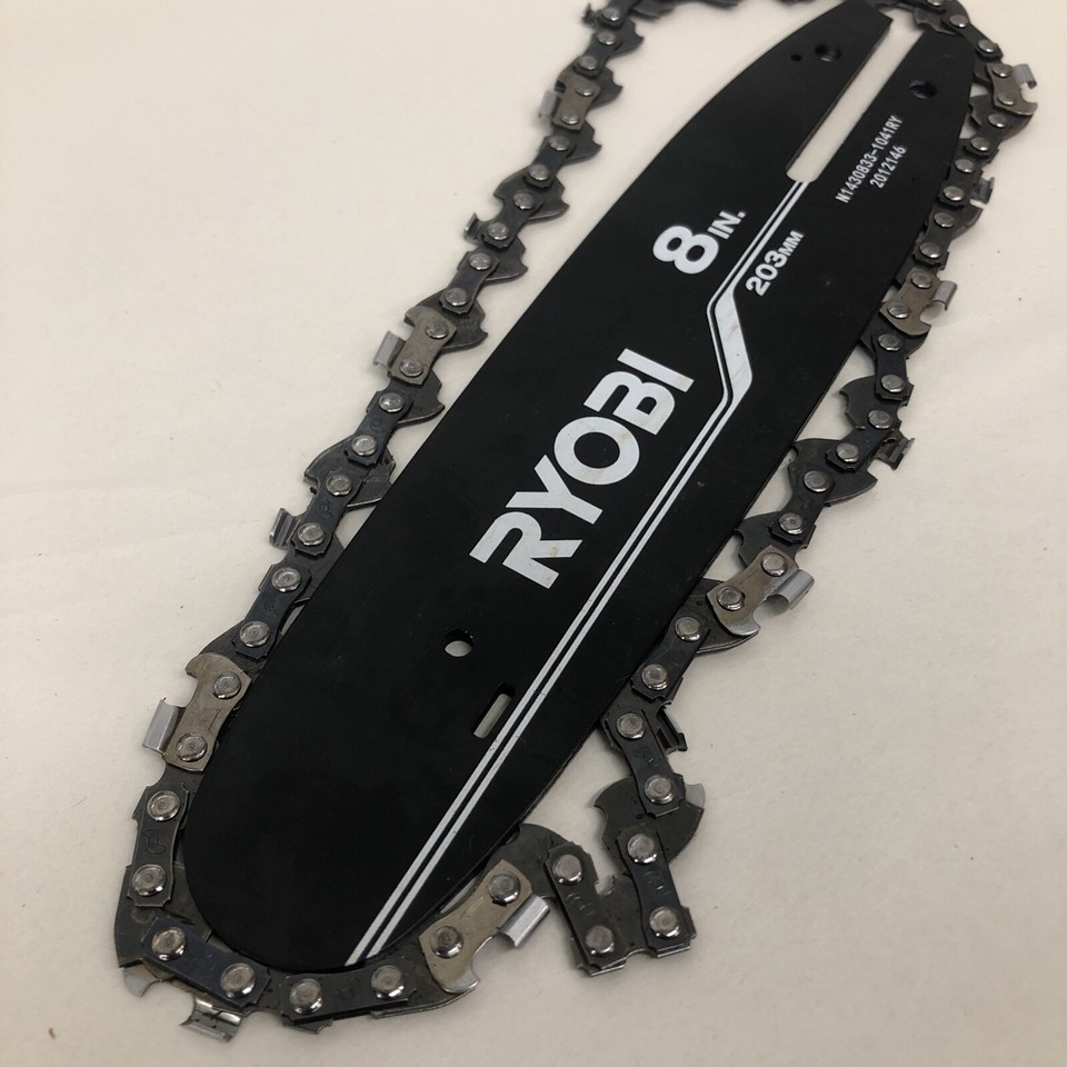 Genuine Ryobi Bar & Chain for 18v ONE+Cordless P4360 8”in 203mm eBay