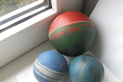 Vintage collectible Children's Toy Three rubber balls 60-70s USSR (269) - Picture 4 of 5