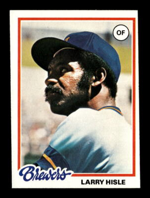 Hiroページ 1978 Topps #520 Larry Hisle Milwaukee Brewers VG-EX Baseball Card
