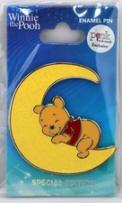 Disney Pin - PALM - Winnie the Pooh - Sleeping on Glitter Moon - LE 500