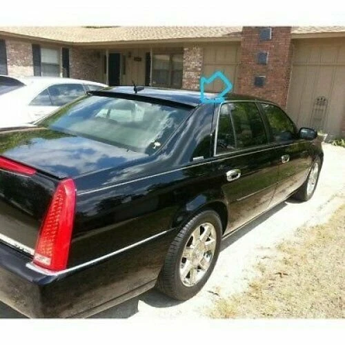 Flat Black 284R Rear Window Roof Spoiler Wing Fits 2006~11 Cadillac DTS Sedan - Imagem 3 de 4