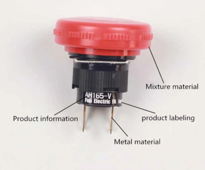 1pcs new for FUJI Button switch AH165-V NEW