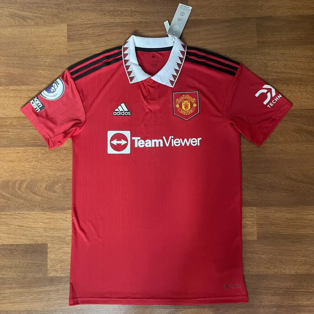 MANCHESTER UNITED ADIDAS 2022/2023 FOOTBALL JERSEY #7 RONALDO SIZE