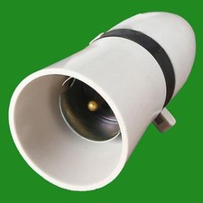 2x Bayonet Pendant T2 Socket, BC, B22, Switched Lamp Light Bulb Holder 